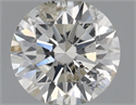 Natural Diamond 0.93 Carats, Round with Very Good Cut, H Color, I1 Clarity and Certified by IGI