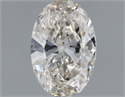 Diamante Natural 0.53 quilates, Ovalado , Color J, claridad VVS2 y certificado GIA