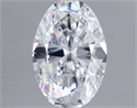 Natural Diamond 1.04 Carats, Oval with  Cut, D Color, SI1 Clarity and Certified by GIA
