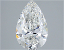 Natural Diamond 3.13 Carats, Pear with  Cut, F Color, VS1 Clarity and Certified by GIA