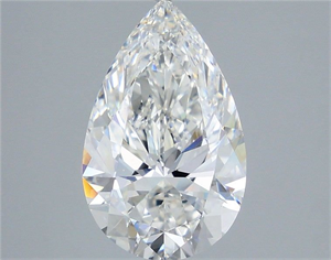 Picture of Natural Diamond 3.13 Carats, Pear with  Cut, F Color, VS1 Clarity and Certified by GIA