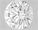 Natural Diamond 0.82 Carats, Round with Excellent Cut, H Color, IF Clarity and Certified by GIA
