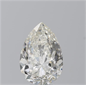 Natural Diamond 5.01 Carats, Pear with  Cut, J Color, SI1 Clarity and Certified by GIA