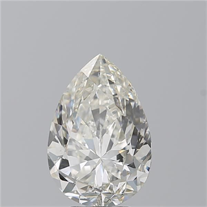 Picture of Natural Diamond 5.01 Carats, Pear with  Cut, J Color, SI1 Clarity and Certified by GIA