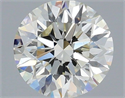Natural Diamond 0.90 Carats, Round with Excellent Cut, I Color, VS1 Clarity and Certified by IGI