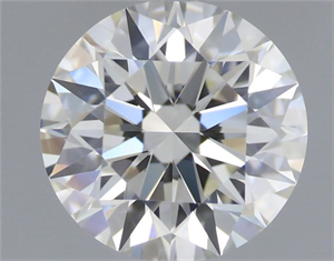 Picture of Natural Diamond 1.01 Carats, Round with Excellent Cut, J Color, VVS1 Clarity and Certified by GIA
