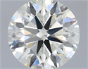 Natural Diamond 0.72 Carats, Round with Excellent Cut, J Color, VS1 Clarity and Certified by IGI