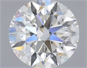 Natural Diamond 0.71 Carats, Round with Excellent Cut, E Color, VVS1 Clarity and Certified by IGI