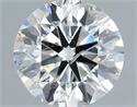 Natural Diamond 0.70 Carats, Round with Very Good Cut, H Color, SI2 Clarity and Certified by IGI