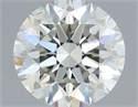 Natural Diamond 0.55 Carats, Round with Excellent Cut, I Color, VS2 Clarity and Certified by IGI