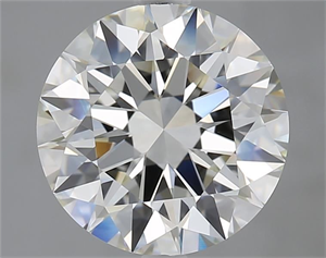 Foto Diamante Natural 3.08 quilates, Redondo , Color H, claridad VVS1 y certificado IGI de