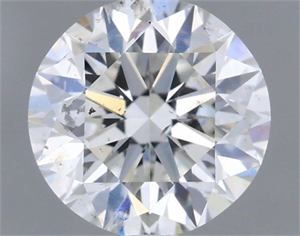 Picture of Natural Diamond 1.00 Carats, Round with Very Good Cut, H Color, I1 Clarity and Certified by GIA
