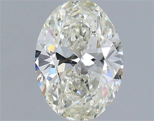 Picture of Natural Diamond 0.90 Carats, Oval with  Cut, I Color, SI1 Clarity and Certified by IGI