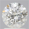 Natural Diamond 1.06 Carats, Round with Excellent Cut, J Color, SI2 Clarity and Certified by GIA