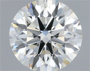 Picture of Natural Diamond 0.50 Carats, Round with Excellent Cut, H Color, VS1 Clarity and Certified by IGI