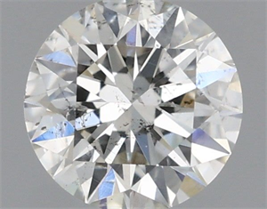Picture of Natural Diamond 0.40 Carats, Round with Excellent Cut, G Color, SI2 Clarity and Certified by IGI