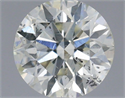 Natural Diamond 0.70 Carats, Round with Excellent Cut, H Color, SI2 Clarity and Certified by IGI