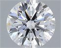 Lab Grown Diamond 1.02 Carats, Round with Ideal Cut, D Color, VVS1 Clarity and Certified by IGI