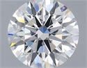 Lab Grown Diamond 1.02 Carats, Round with Ideal Cut, D Color, VVS2 Clarity and Certified by IGI
