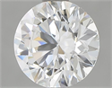 Lab Grown Diamond 1.17 Carats, Round with Ideal Cut, E Color, IF Clarity and Certified by IGI