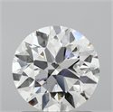 Lab Grown Diamond 1.32 Carats, Round with Ideal Cut, F Color, VS2 Clarity and Certified by IGI