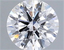 Lab Grown Diamond 1.06 Carats, Round with Ideal Cut, D Color, VVS1 Clarity and Certified by IGI