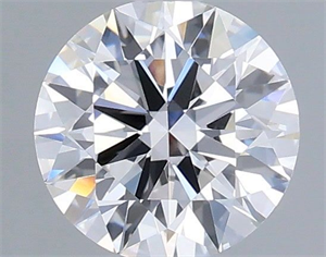 Picture of Lab Grown Diamond 1.06 Carats, Round with Ideal Cut, D Color, VVS1 Clarity and Certified by IGI