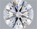 Lab Grown Diamond 0.83 Carats, Round with Ideal Cut, D Color, VVS2 Clarity and Certified by IGI
