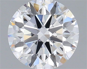 Picture of Lab Grown Diamond 0.83 Carats, Round with Ideal Cut, D Color, VVS2 Clarity and Certified by IGI