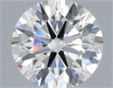 Del inventario de diamantes de laboratorio, 2.54 quilates, Redondo , Color F, claridad VVS2 y certificado IGI