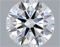 Lab Grown Diamond 1.03 Carats, Round with Ideal Cut, F Color, VS1 Clarity and Certified by IGI