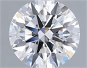 Del inventario de diamantes de laboratorio, 1.09 quilates, Redondo , Color D, claridad VVS2 y certificado IGI