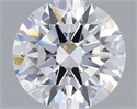 Lab Grown Diamond 1.02 Carats, Round with Ideal Cut, D Color, VS1 Clarity and Certified by IGI