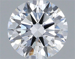 Picture of Lab Grown Diamond 1.03 Carats, Round with Ideal Cut, D Color, VVS2 Clarity and Certified by IGI