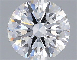 Picture of Lab Grown Diamond 1.02 Carats, Round with Excellent Cut, D Color, VVS1 Clarity and Certified by IGI