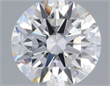 Lab Grown Diamond 1.24 Carats, Round with Ideal Cut, D Color, VVS2 Clarity and Certified by IGI