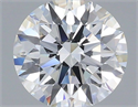 Del inventario de diamantes de laboratorio, 1.35 quilates, Redondo , Color E, claridad VVS2 y certificado IGI