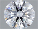 Lab Grown Diamond 1.33 Carats, Round with Ideal Cut, F Color, VVS2 Clarity and Certified by IGI