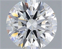Lab Grown Diamond 1.24 Carats, Round with Ideal Cut, D Color, VVS2 Clarity and Certified by IGI