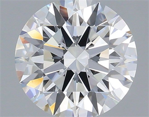 Picture of Lab Grown Diamond 1.24 Carats, Round with Ideal Cut, D Color, VVS2 Clarity and Certified by IGI