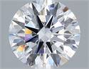 Lab Grown Diamond 1.05 Carats, Round with Ideal Cut, D Color, VVS1 Clarity and Certified by IGI