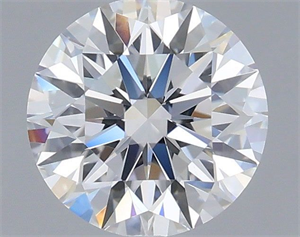 Picture of Lab Grown Diamond 1.04 Carats, Round with Ideal Cut, D Color, VVS1 Clarity and Certified by IGI