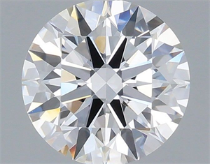 Picture of Lab Grown Diamond 1.01 Carats, Round with Ideal Cut, D Color, VVS2 Clarity and Certified by IGI
