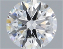 Del inventario de diamantes de laboratorio, 1.03 quilates, Redondo , Color E, claridad VVS2 y certificado IGI