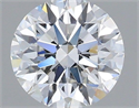 Del inventario de diamantes de laboratorio, 1.03 quilates, Redondo , Color E, claridad VVS2 y certificado IGI