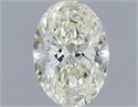 Natural Diamond 0.80 Carats, Oval with  Cut, J Color, VS1 Clarity and Certified by IGI