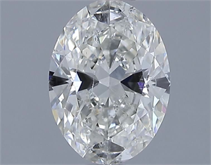 Picture of Natural Diamond 0.92 Carats, Oval with  Cut, H Color, SI2 Clarity and Certified by IGI