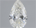 Natural Diamond 0.50 Carats, Pear with  Cut, I Color, VS1 Clarity and Certified by GIA