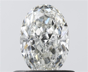 Foto Diamante Natural 0.50 quilates, Ovalado , Color H, claridad VS1 y certificado IGI de