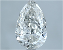 Natural Diamond 2.01 Carats, Pear with  Cut, H Color, I1 Clarity and Certified by IGI